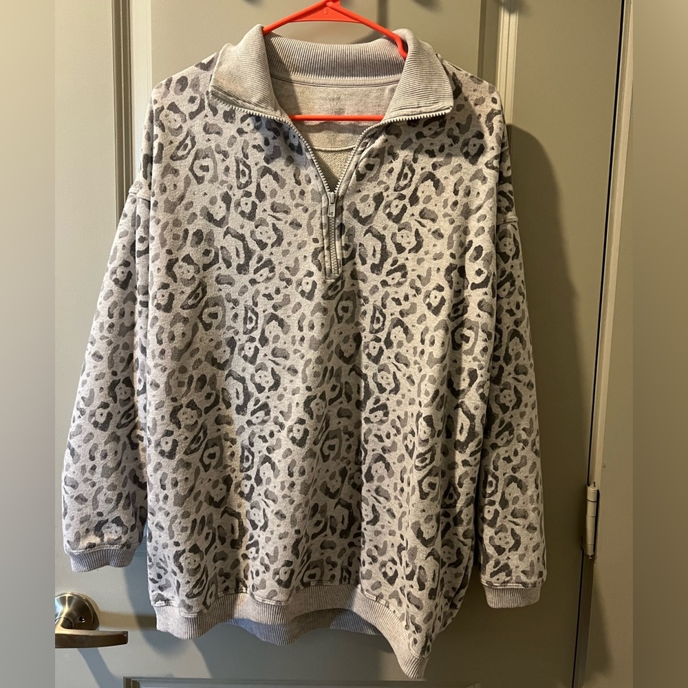 Aerie oversized quarter zip {Small}
